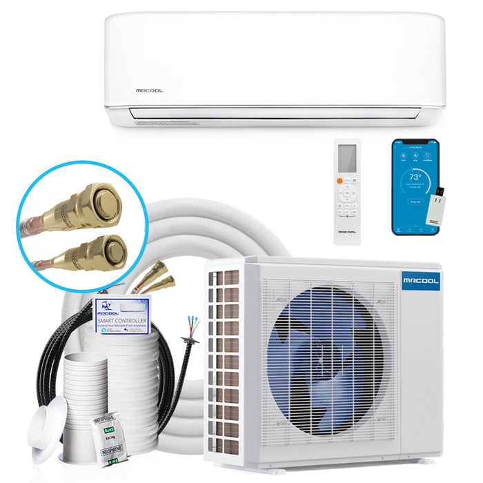 MRCOOL DIY 4th Gen 24K BTU, 2 Ton, 20.5 SEER, Ductless Mini-Split Heat Pump Complete System