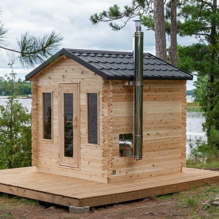 Canadian Timber Georgian Cabin 2-6 Person Sauna - CTC88W